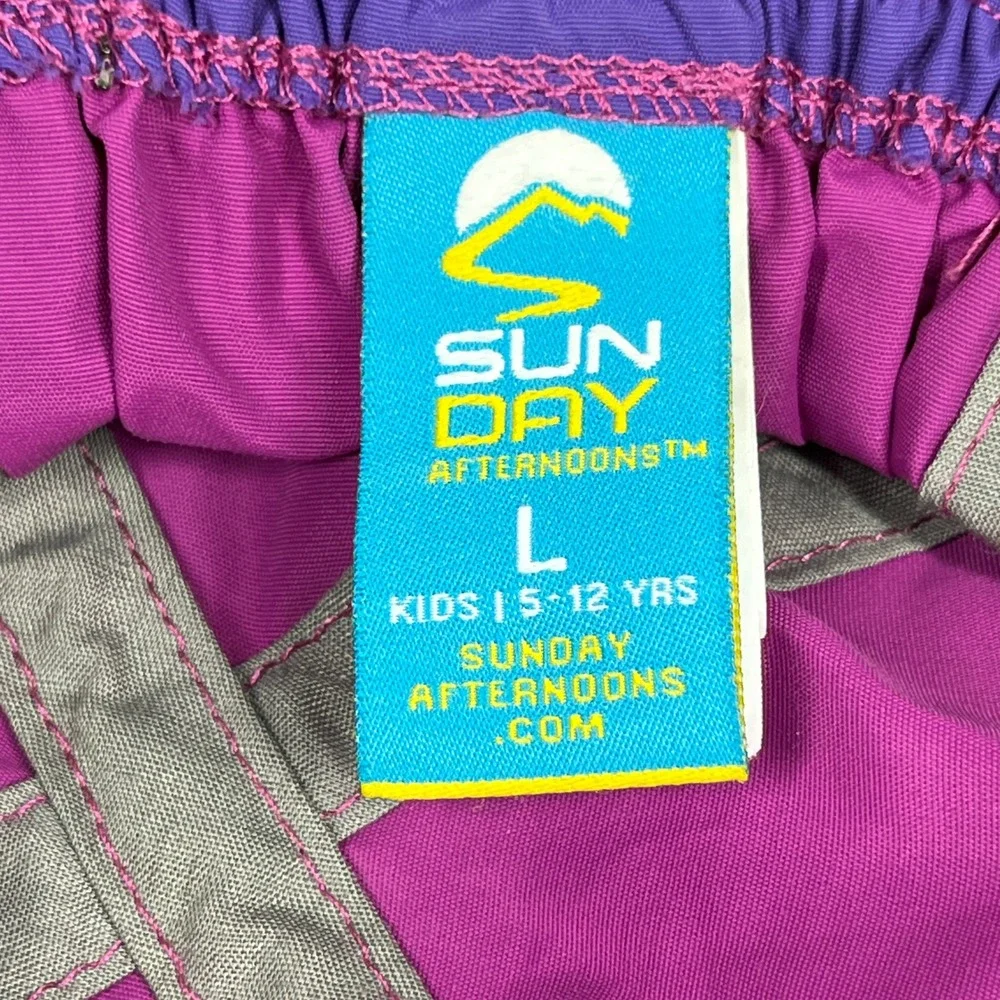 Sunday Afternoons Sun Hat Kids Purple Sun Protection Neck Veil Mesh Vents Large